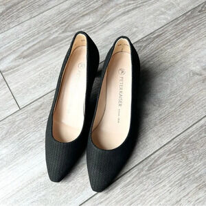Peter Kaiser Black Woven Fabric Pump